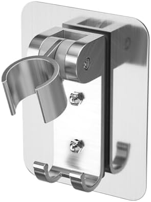 Kitchen The Cooking Tool Accessories Space Aluminum Shower Head Bracket Non Perforated Shower Head Accessories Spray Head Fixing Base Bathroom Shower Head Bracket